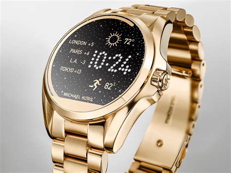 michael kors bradshaw gold plated ladies watch|michael kors access smartwatch bradshaw.